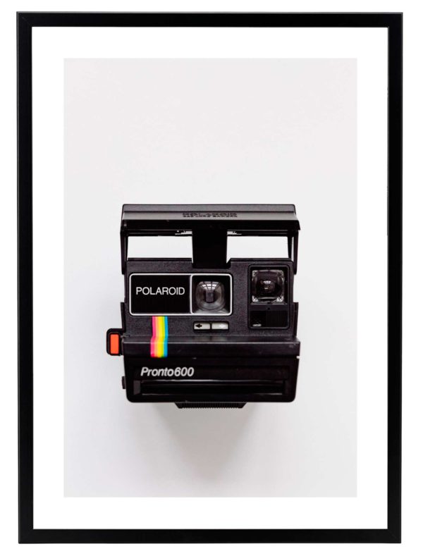Lámina Polaroid Marco Negro