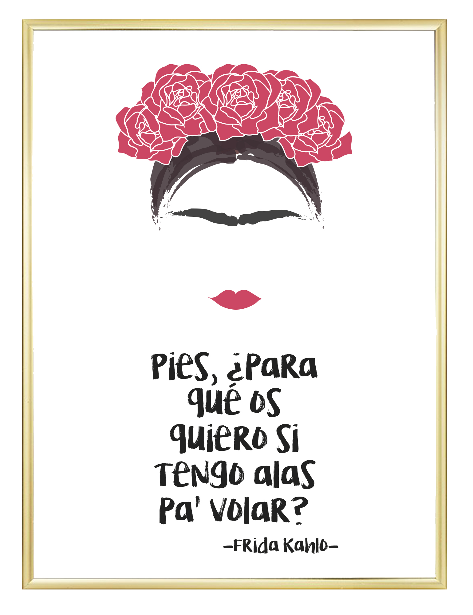 Lámina Frida Kahlo - Wasabi Project